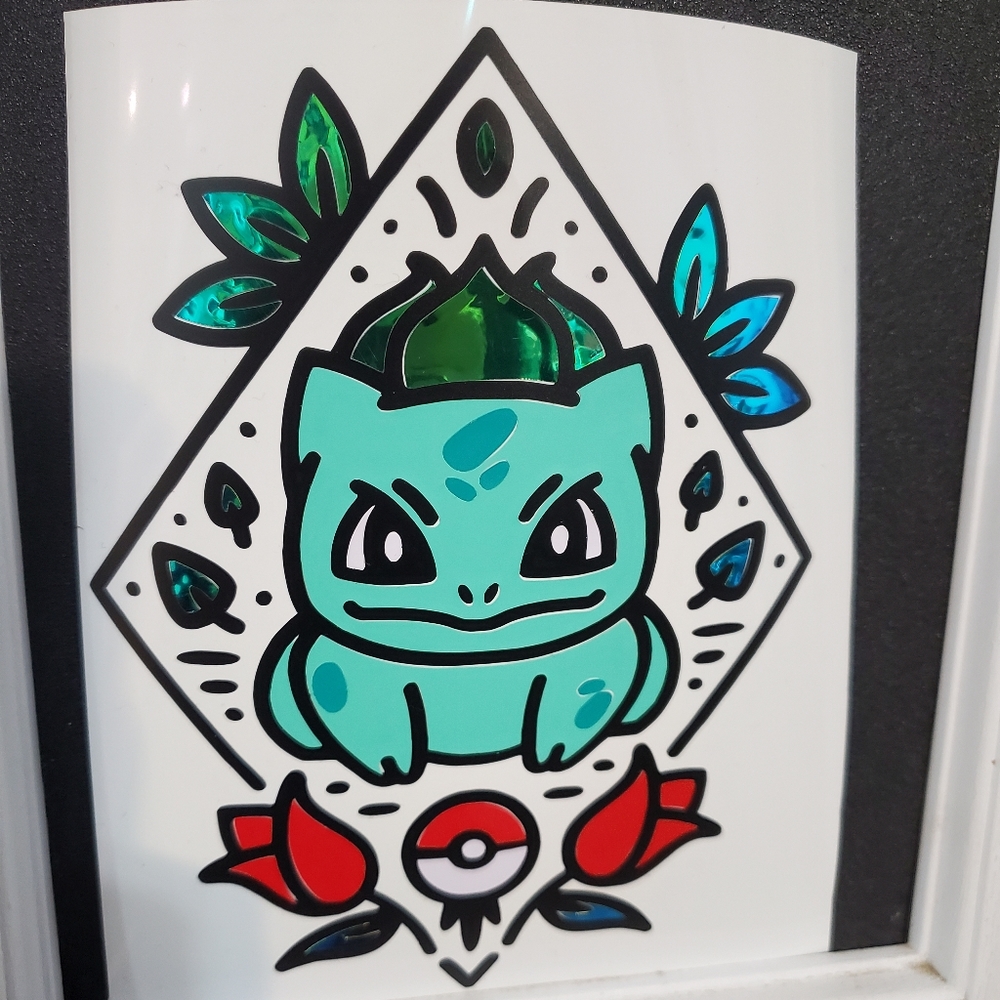 Bulbasaur sticker decal